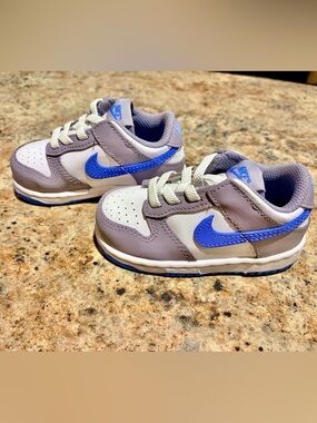 Nike Kids Dunks- Gray & Blue